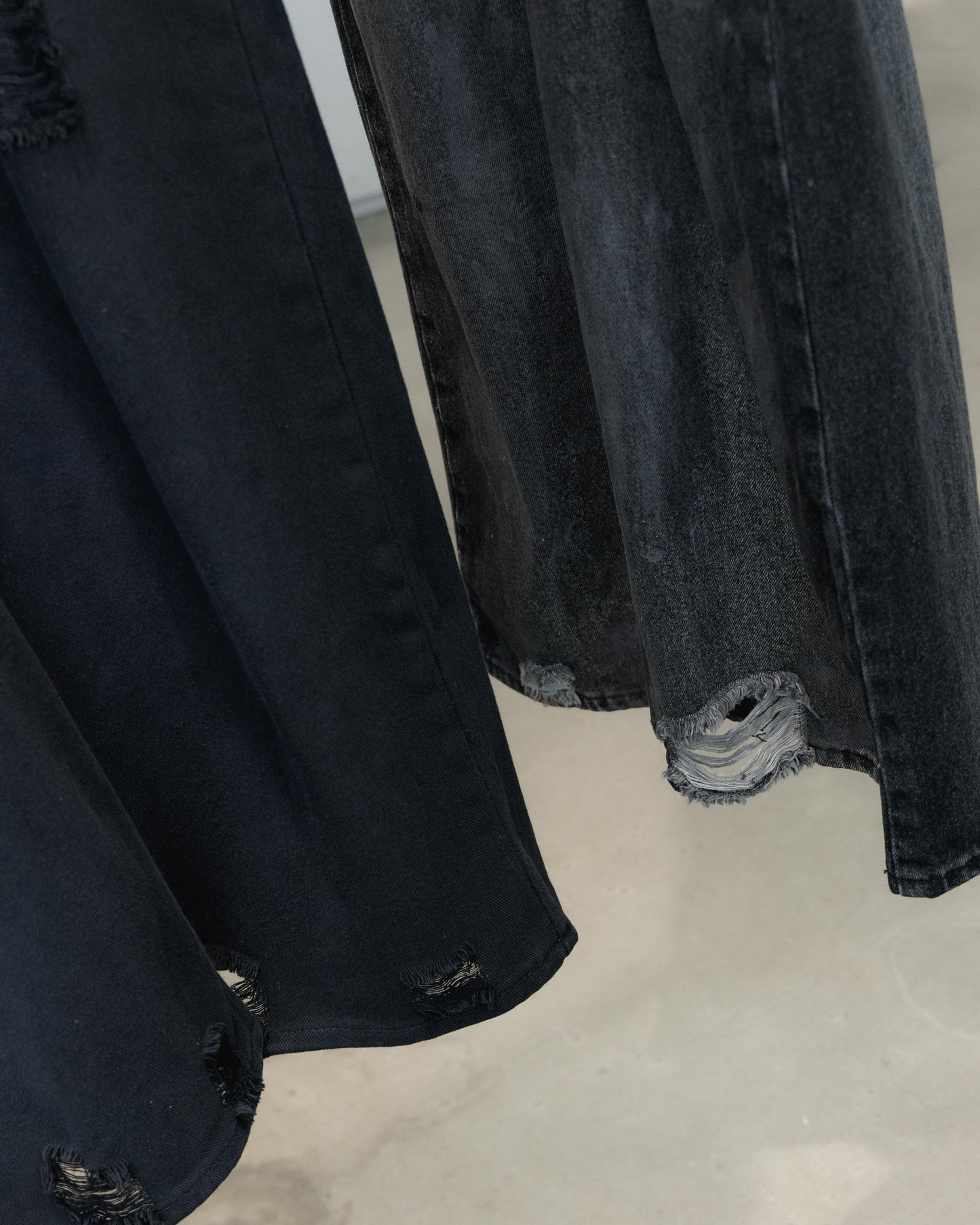 damage denim pants(unisex)