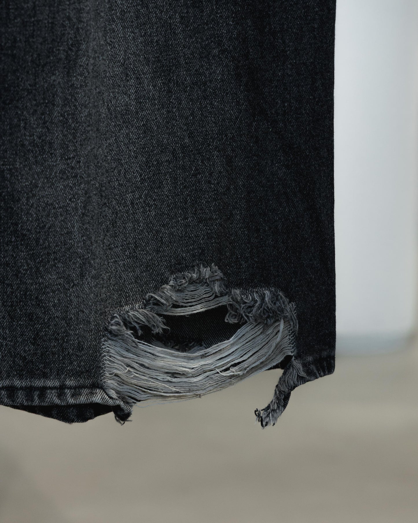 damage denim pants(unisex)
