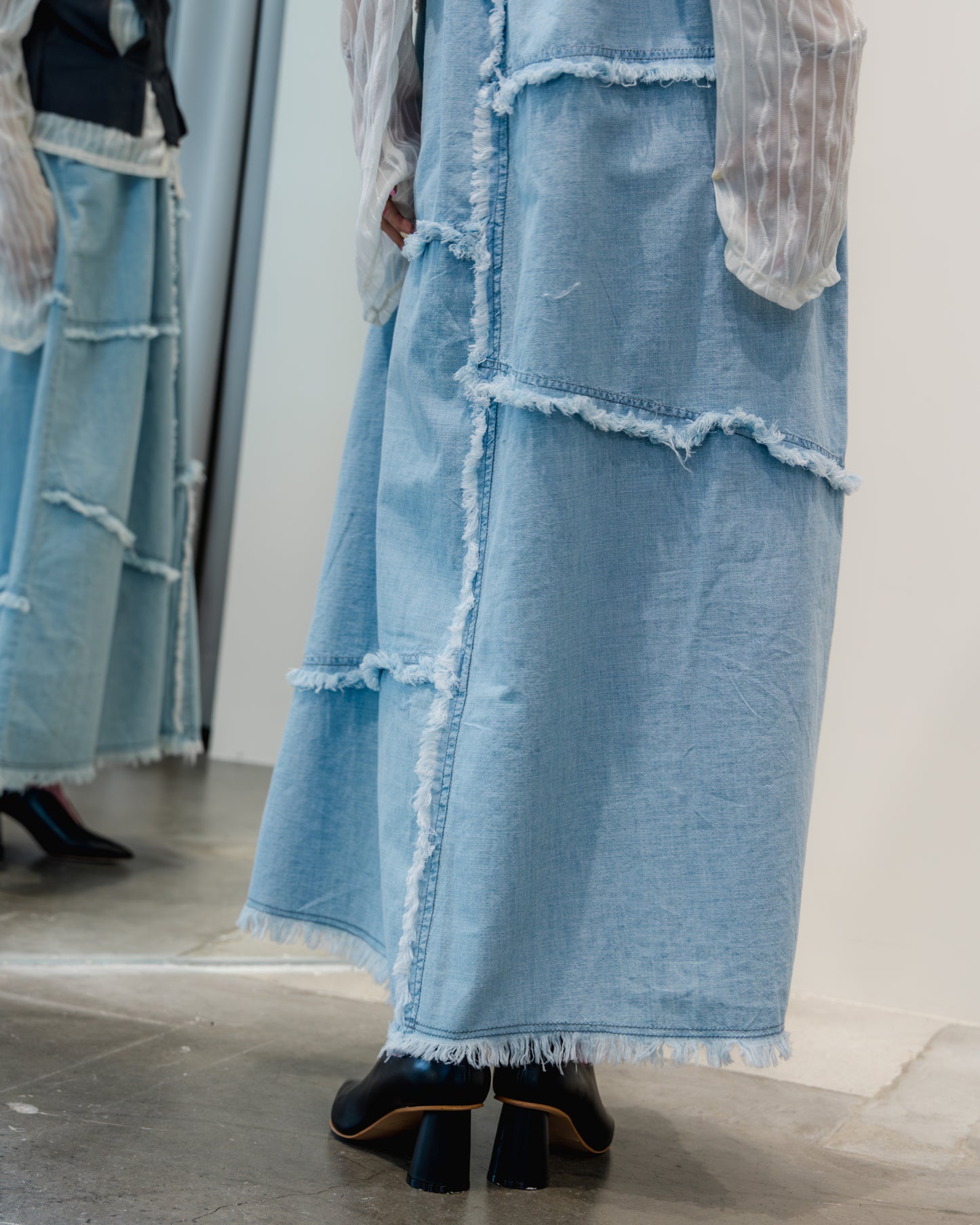 fringe cami dress