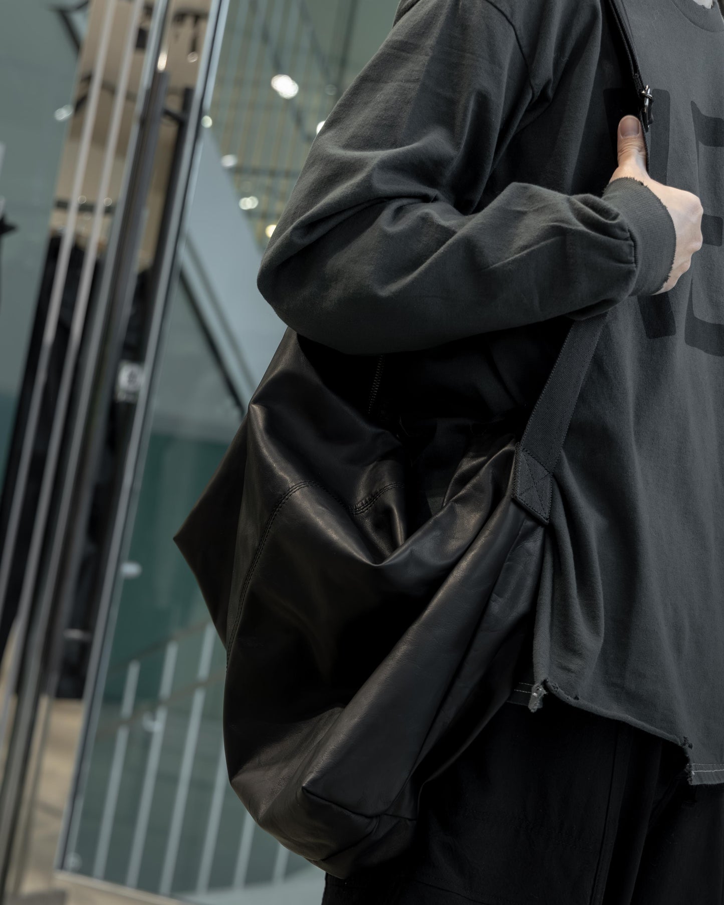 waterproof light leather messenger bag