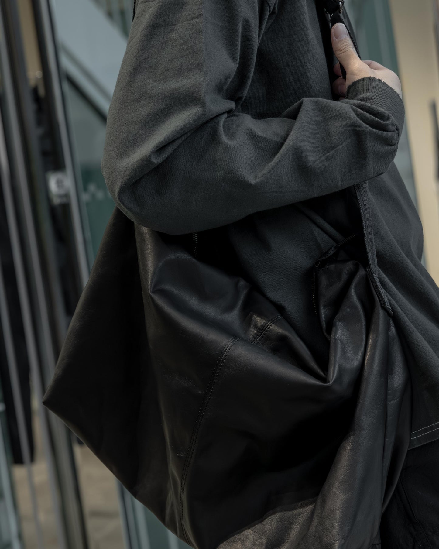 waterproof light leather messenger bag