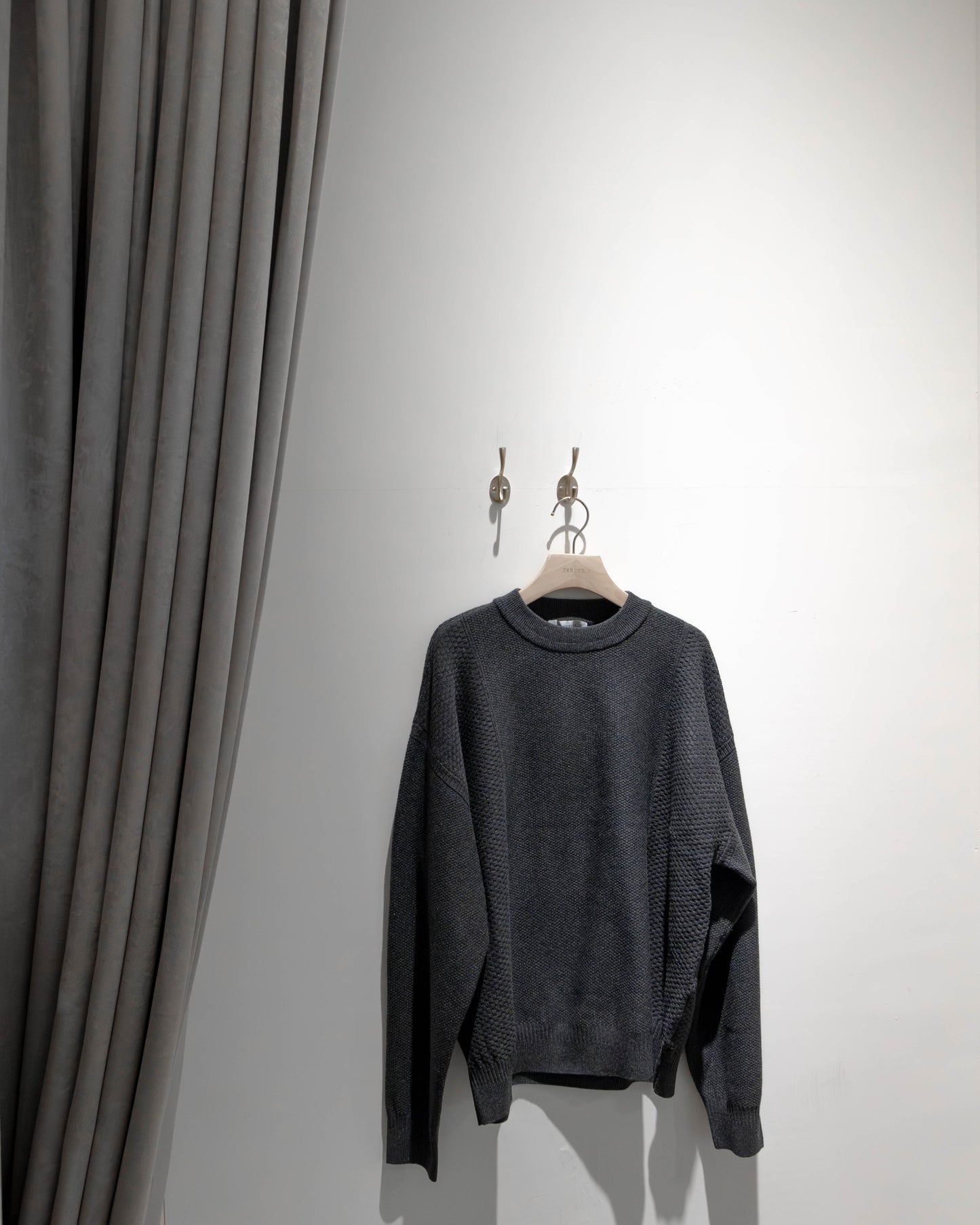 pattern contrast sweater