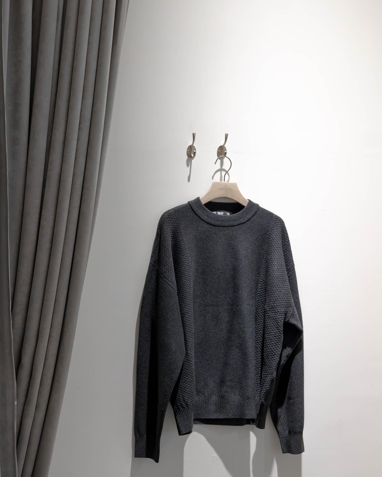 pattern contrast sweater
