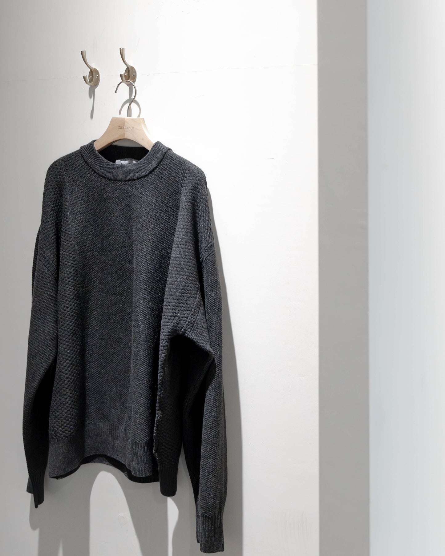 pattern contrast sweater