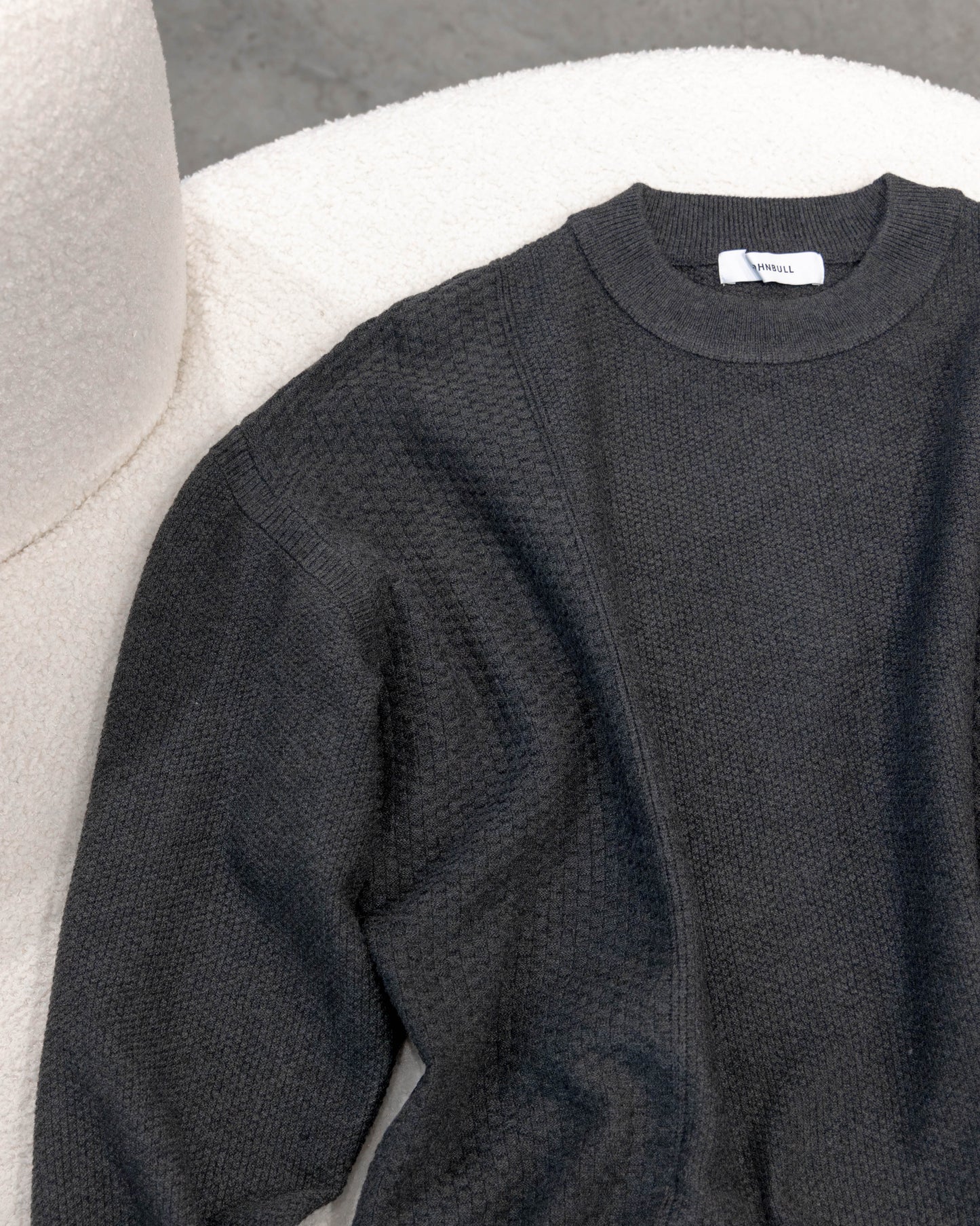 pattern contrast sweater