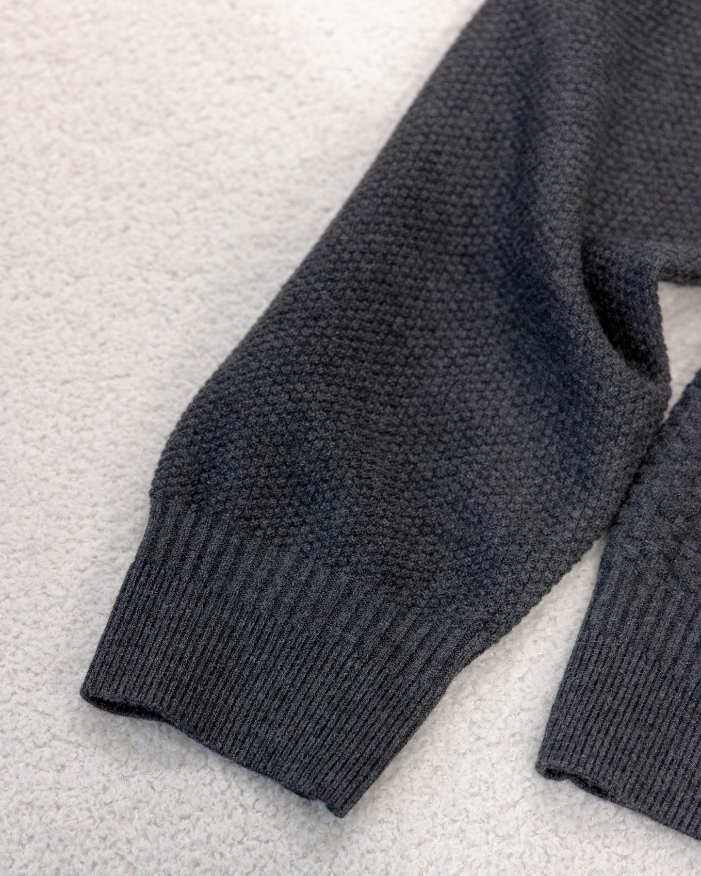 pattern contrast sweater