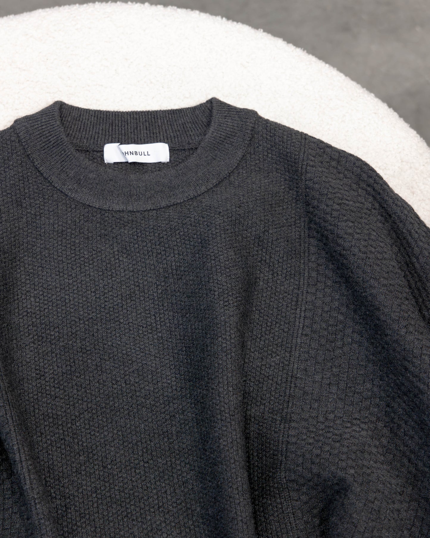 pattern contrast sweater