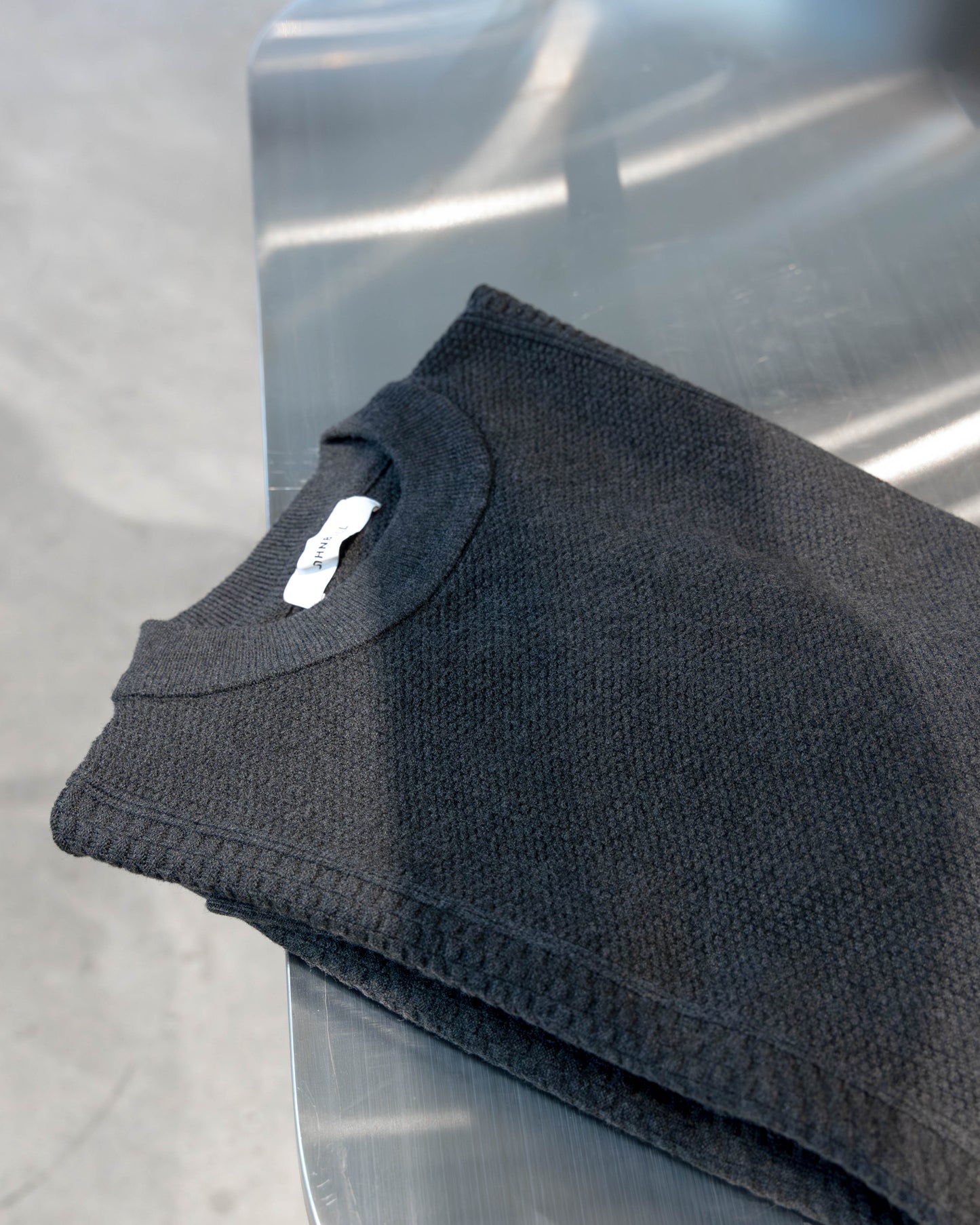 pattern contrast sweater