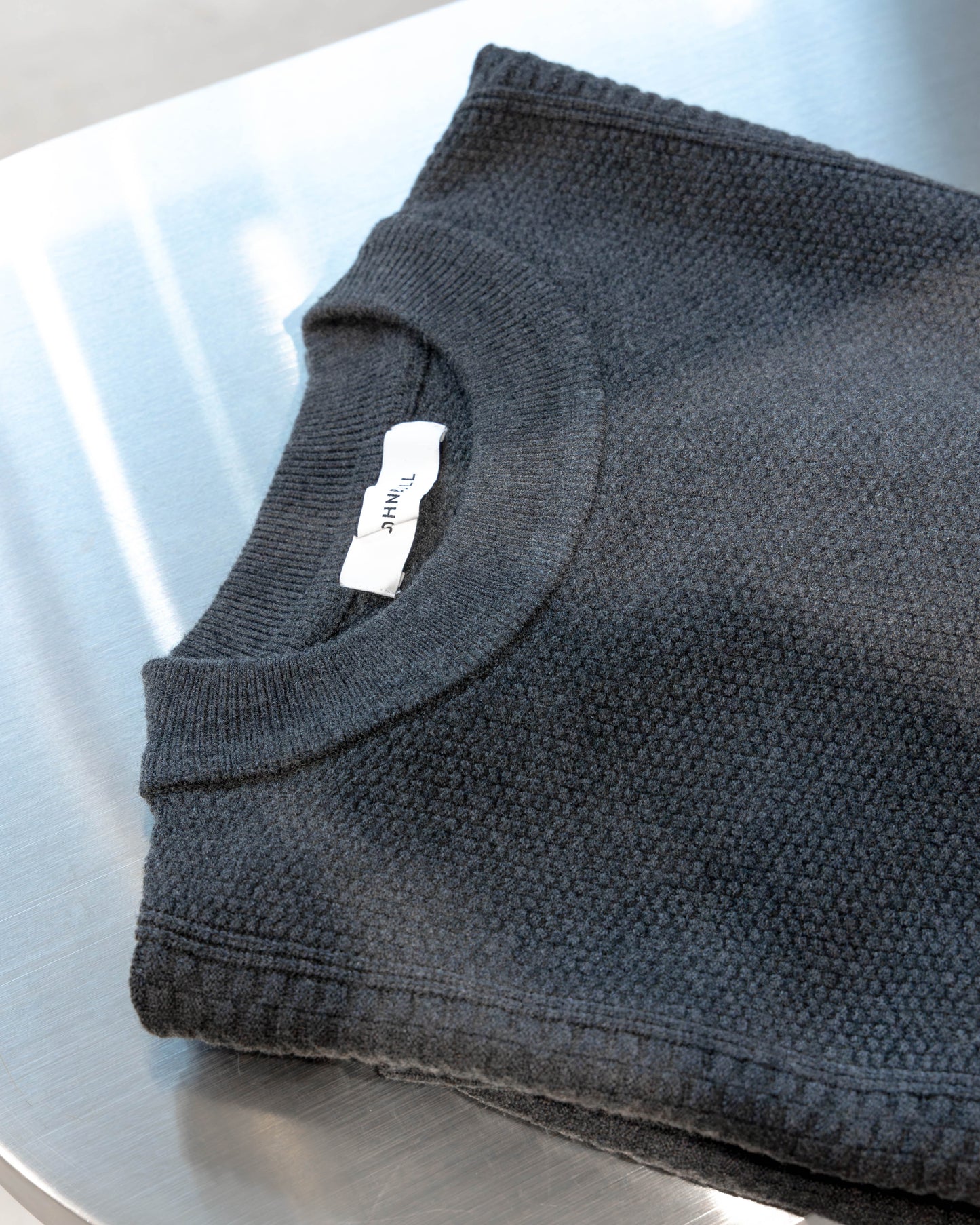 pattern contrast sweater