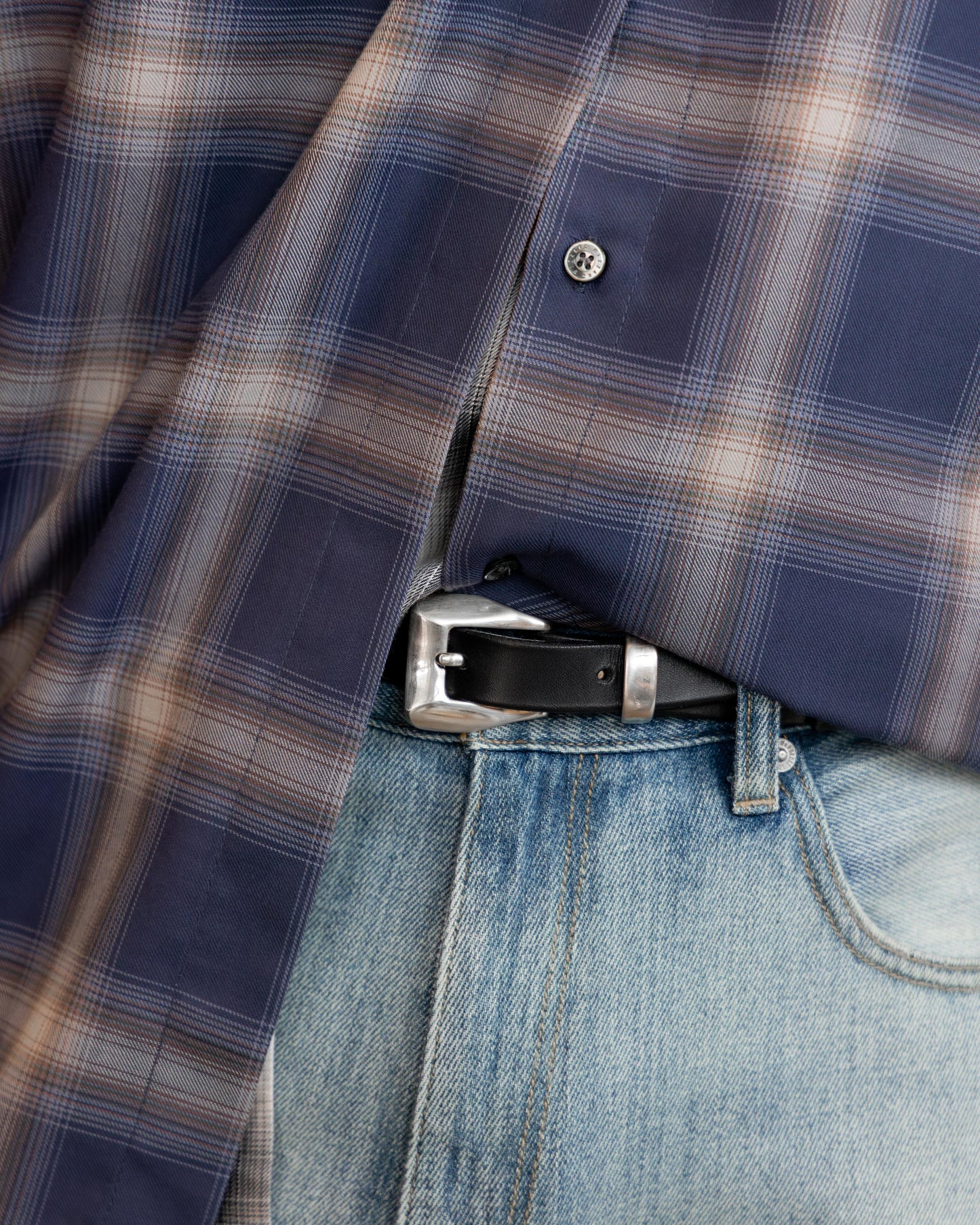 polish leather belt