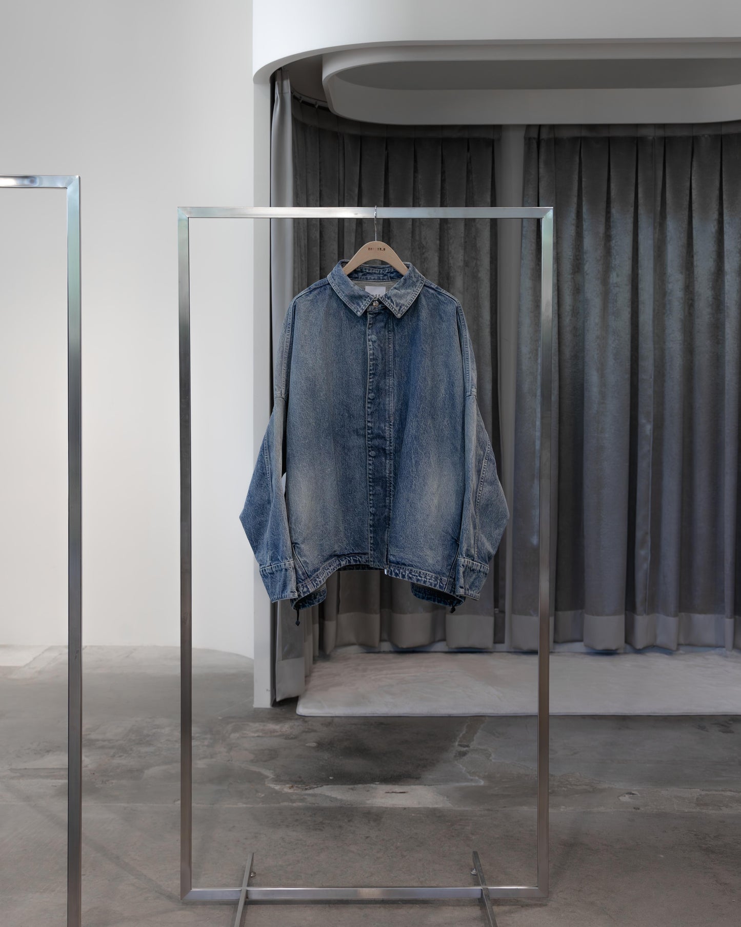 sise denim blouson