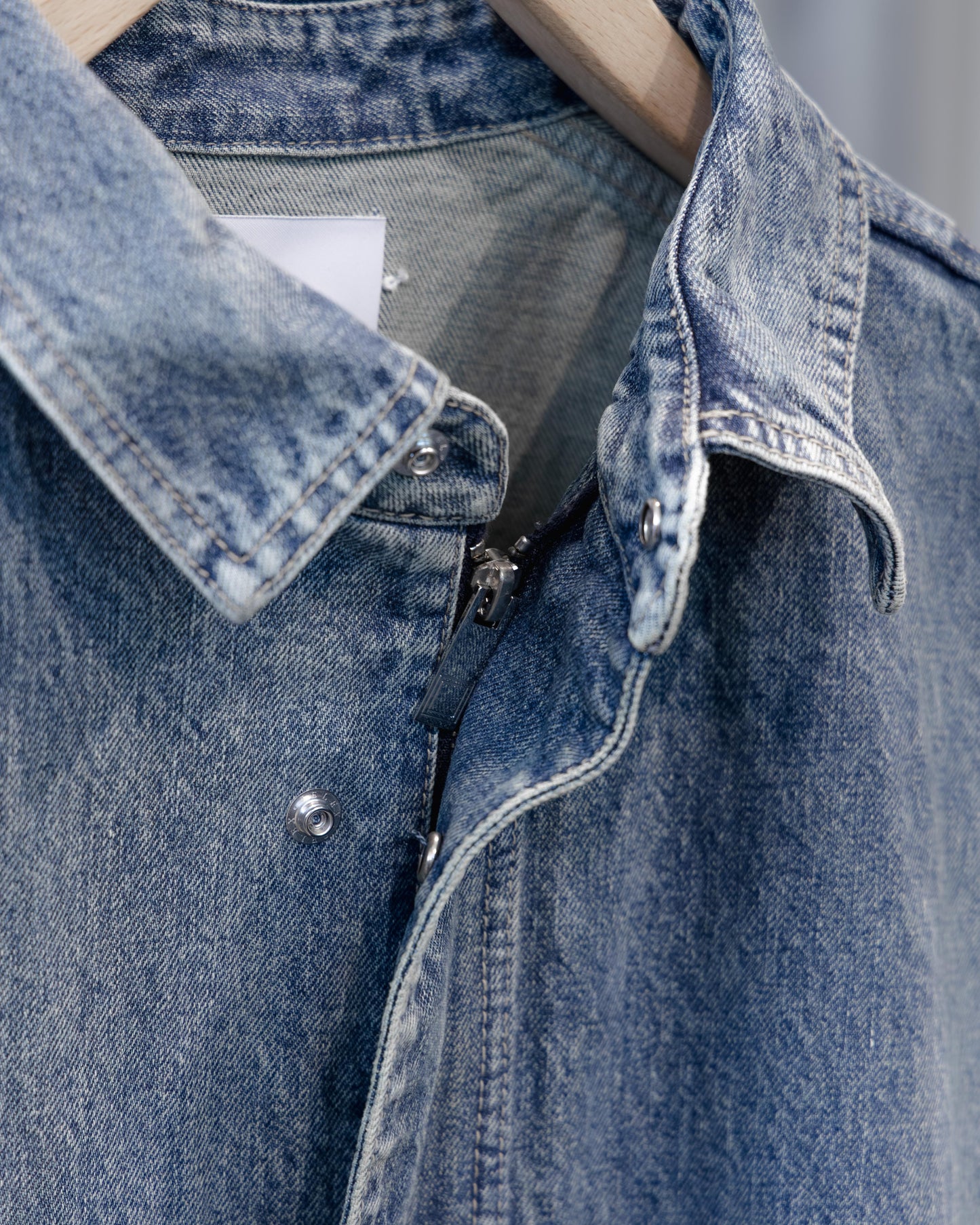 sise denim blouson