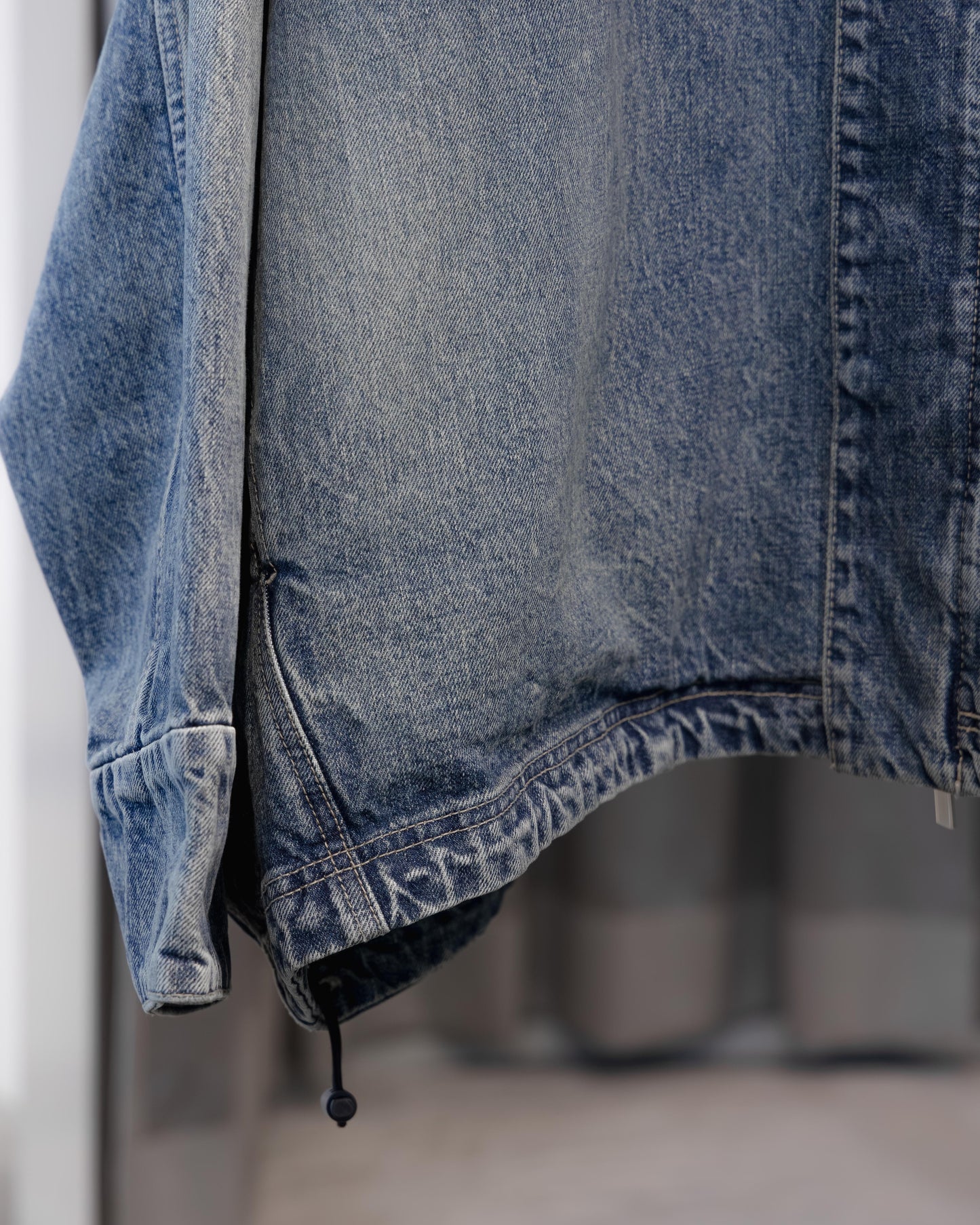 sise denim blouson