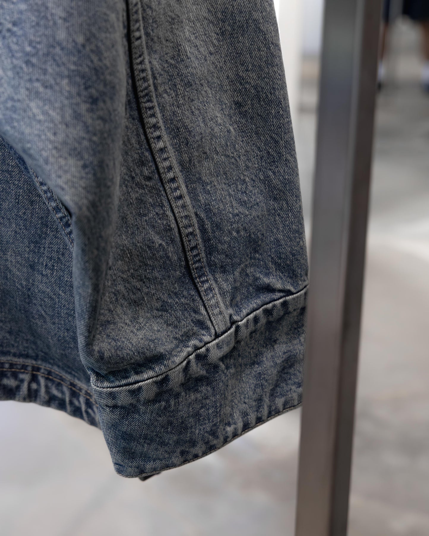 sise denim blouson