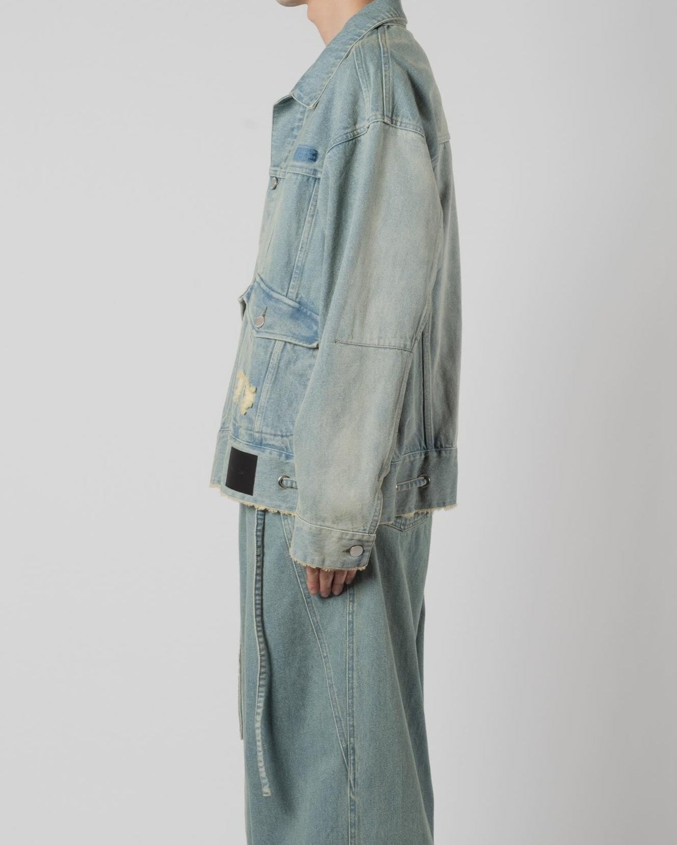 denim jacket damage
