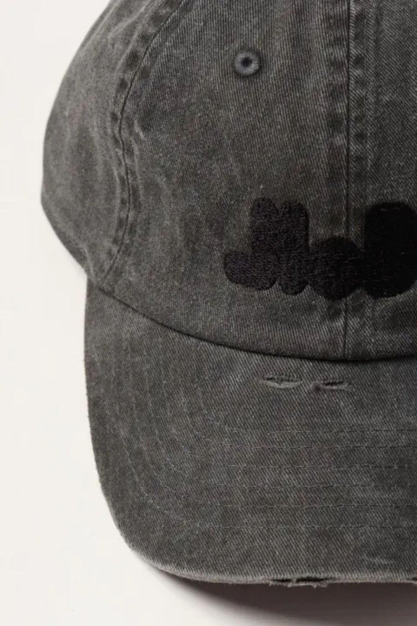 jieda logo damage dyed cap
