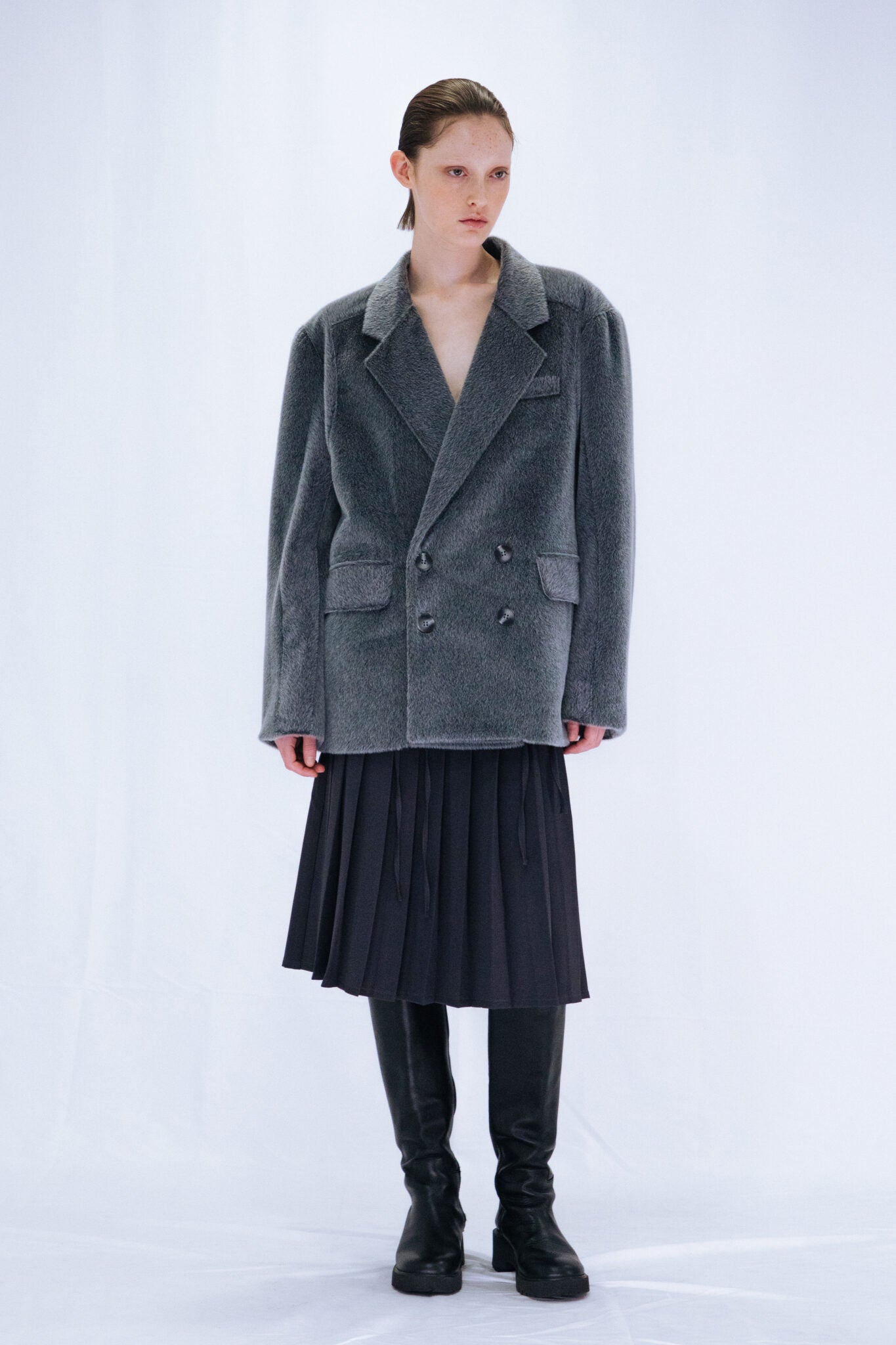 fur double jacket