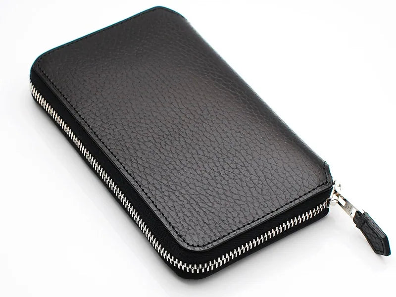 middle zip wallet
