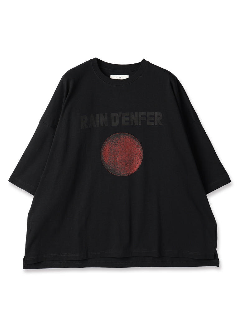 planet big print loose tee