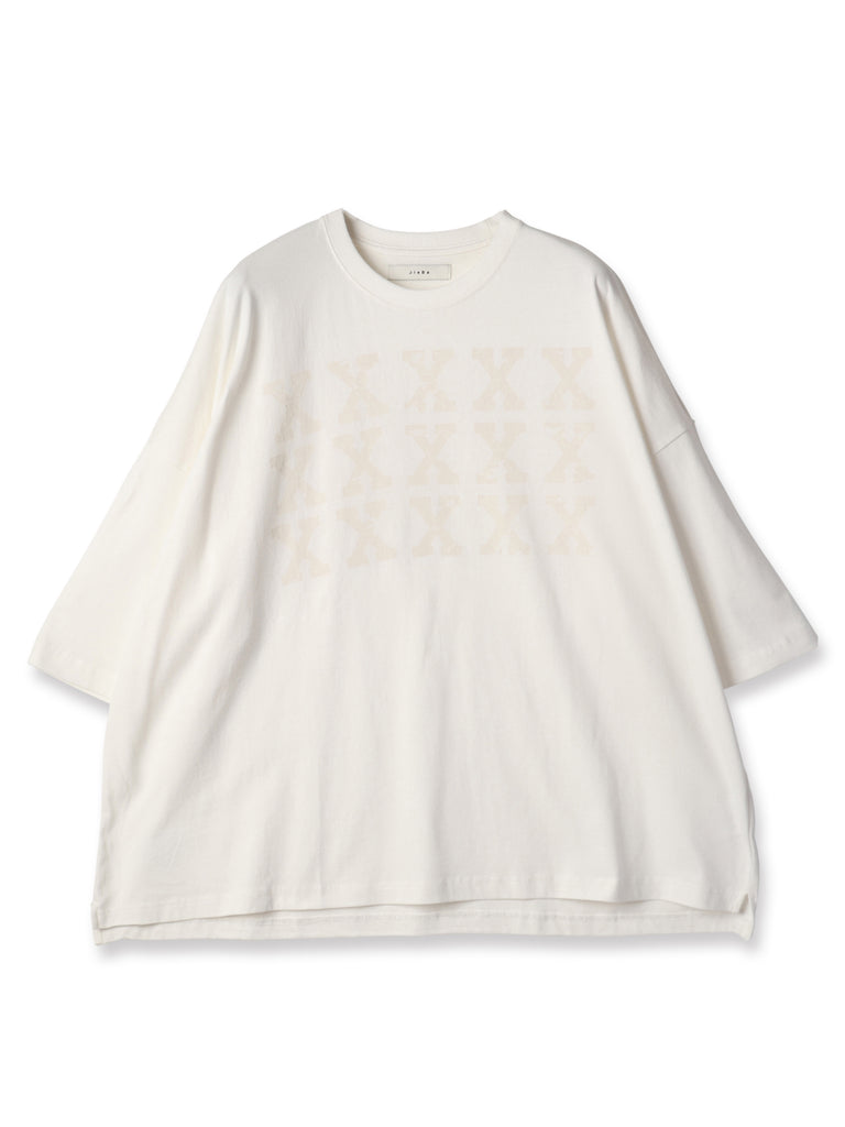 xxxxx big print loose tee