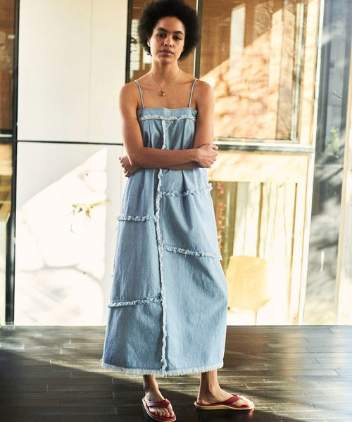 fringe cami dress