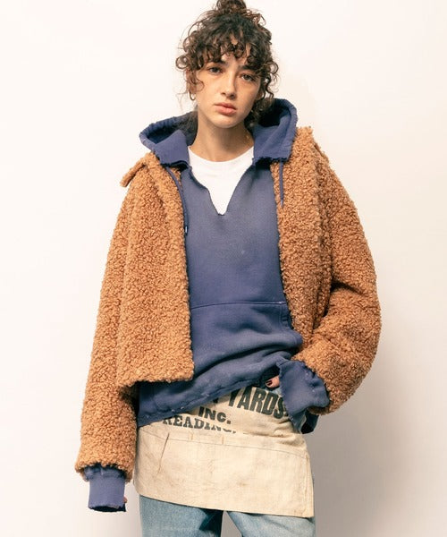 poodle boa short coat