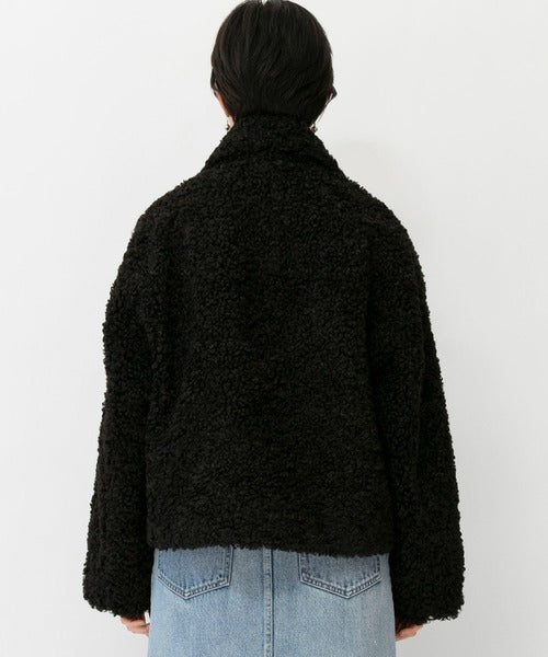 poodle boa short coat
