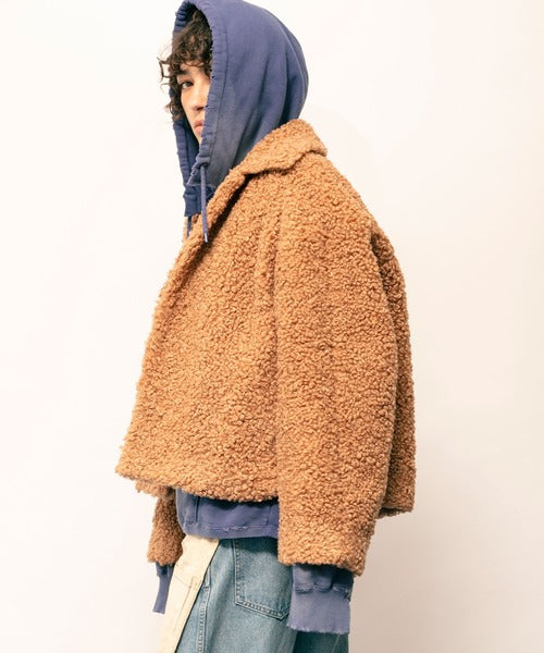 poodle boa short coat