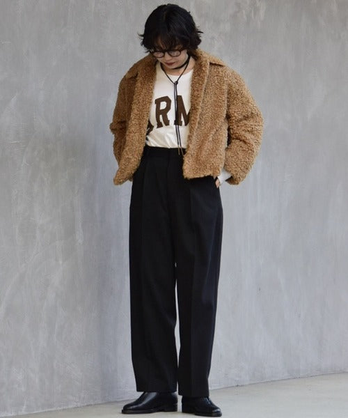 poodle boa short coat