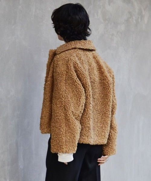 poodle boa short coat