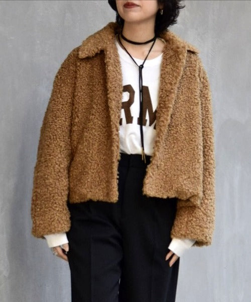 poodle boa short coat