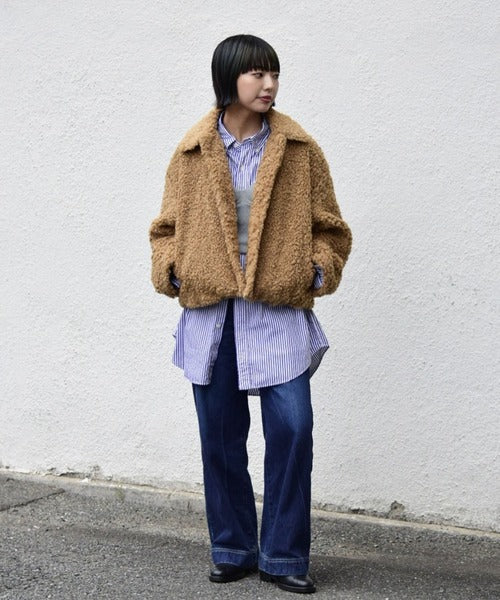 poodle boa short coat