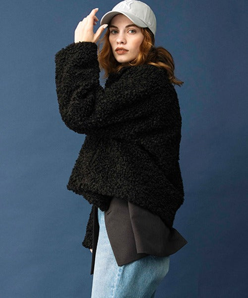 poodle boa short coat