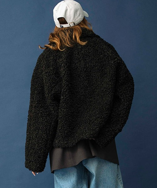 poodle boa short coat