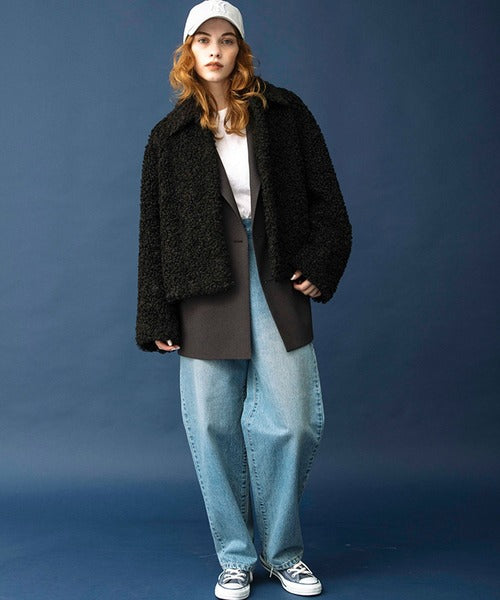 poodle boa short coat