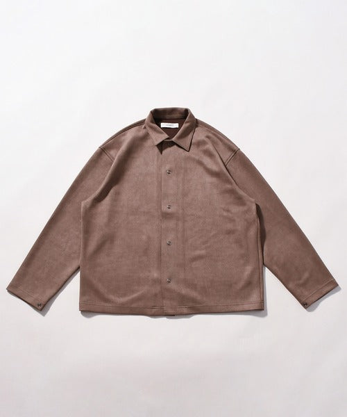 eco suede shirt blouson