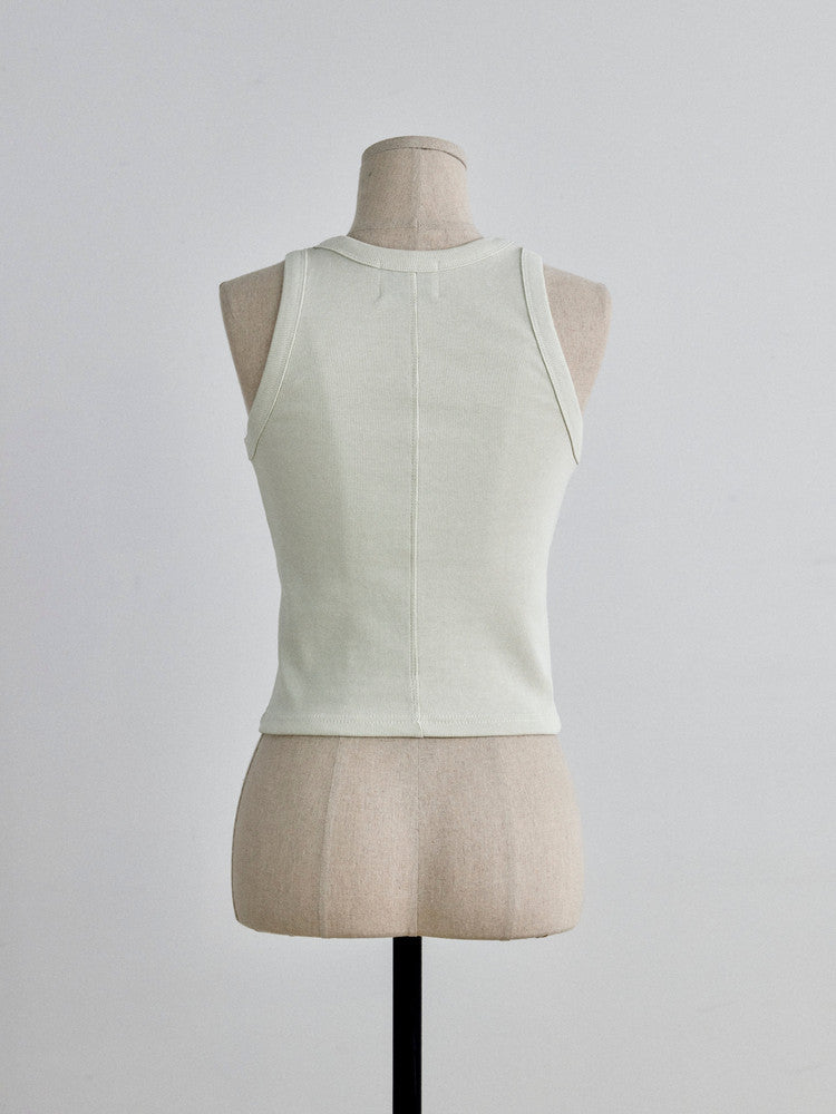 back accent custom tank top