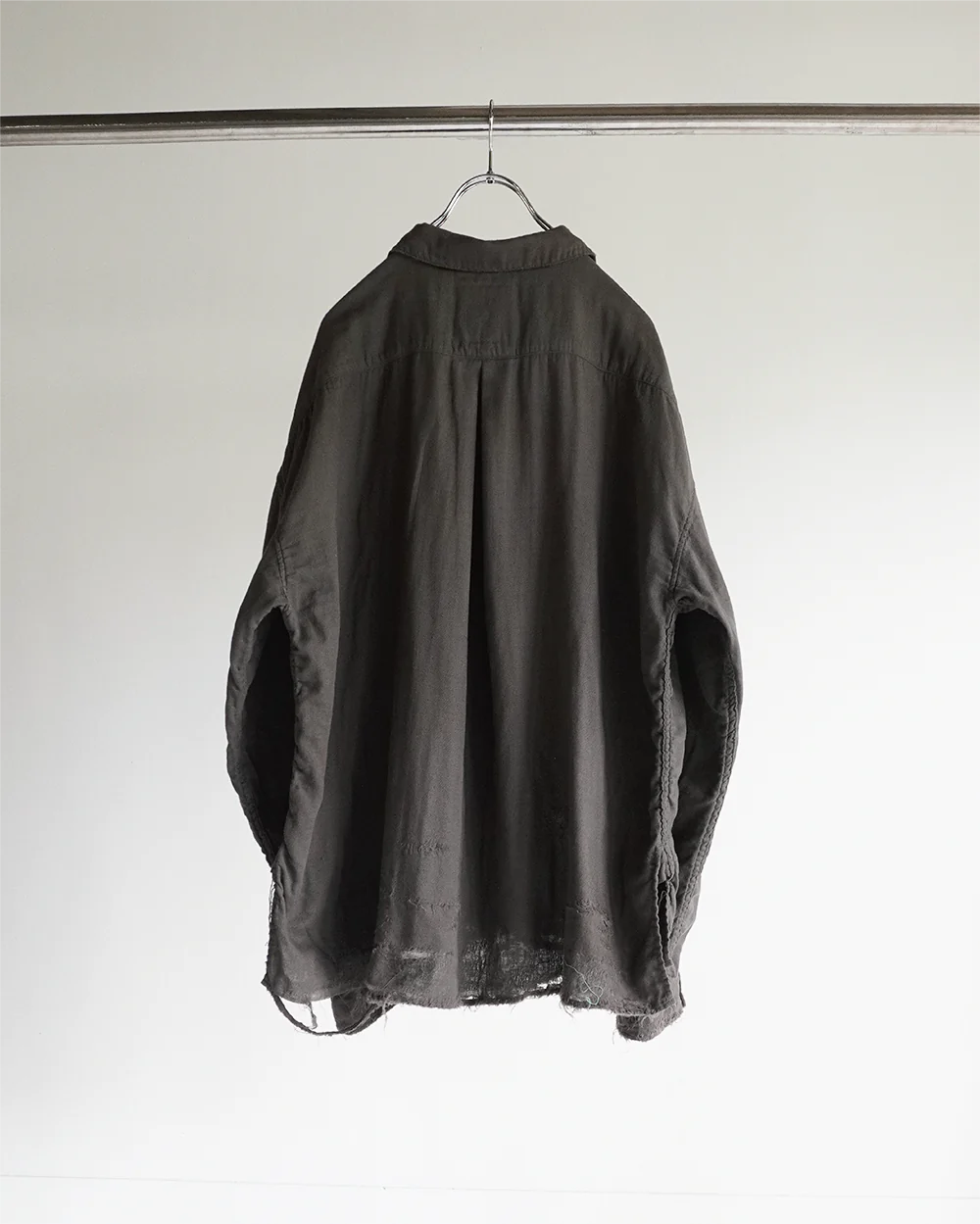 double gauze crash ls shirt