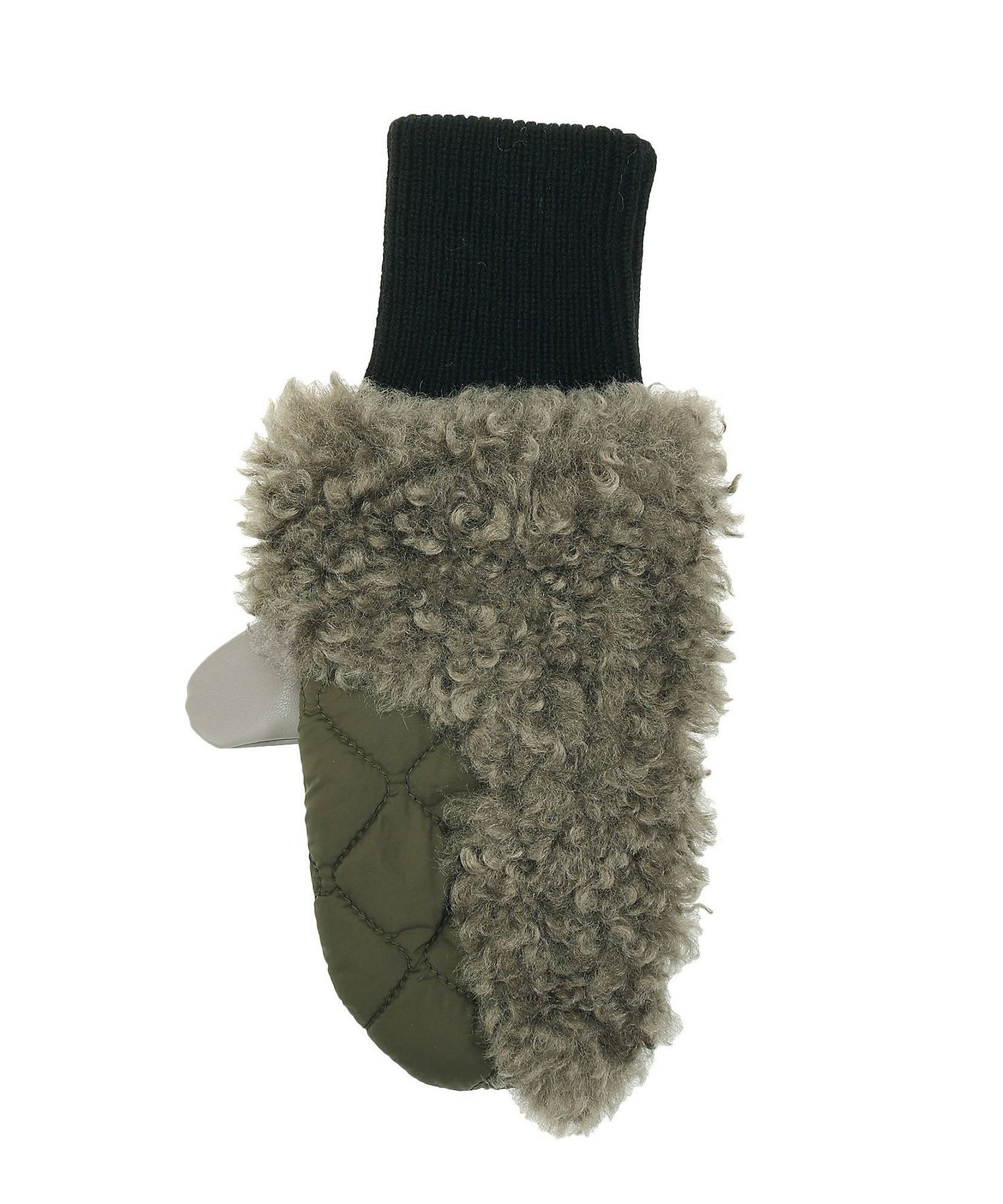 fabric mix mittens