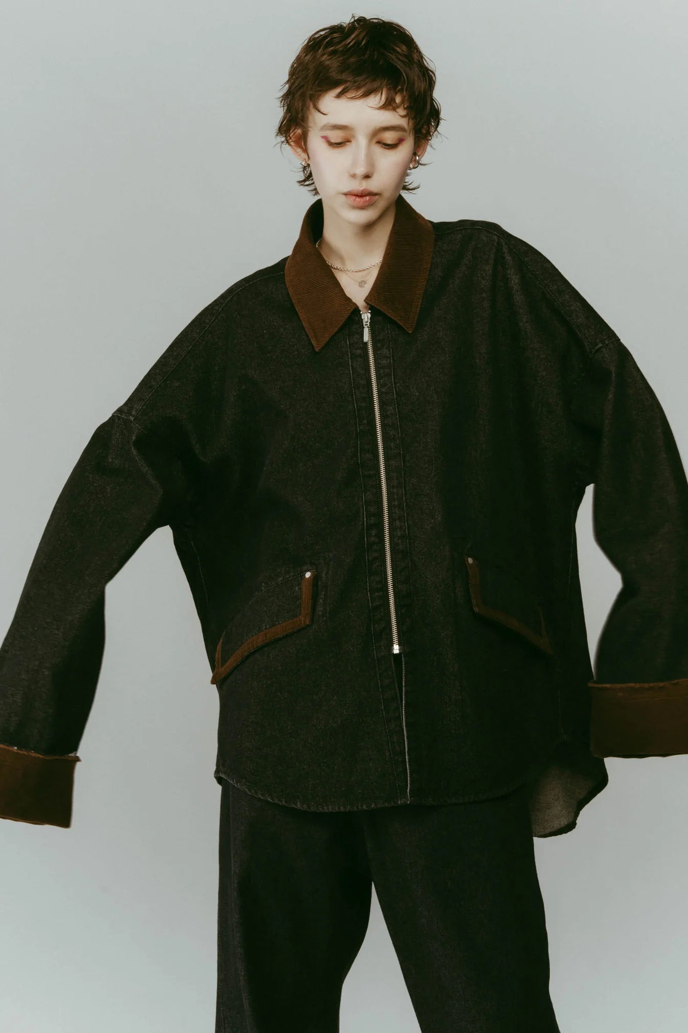 denim over shirt jacket(unisex)