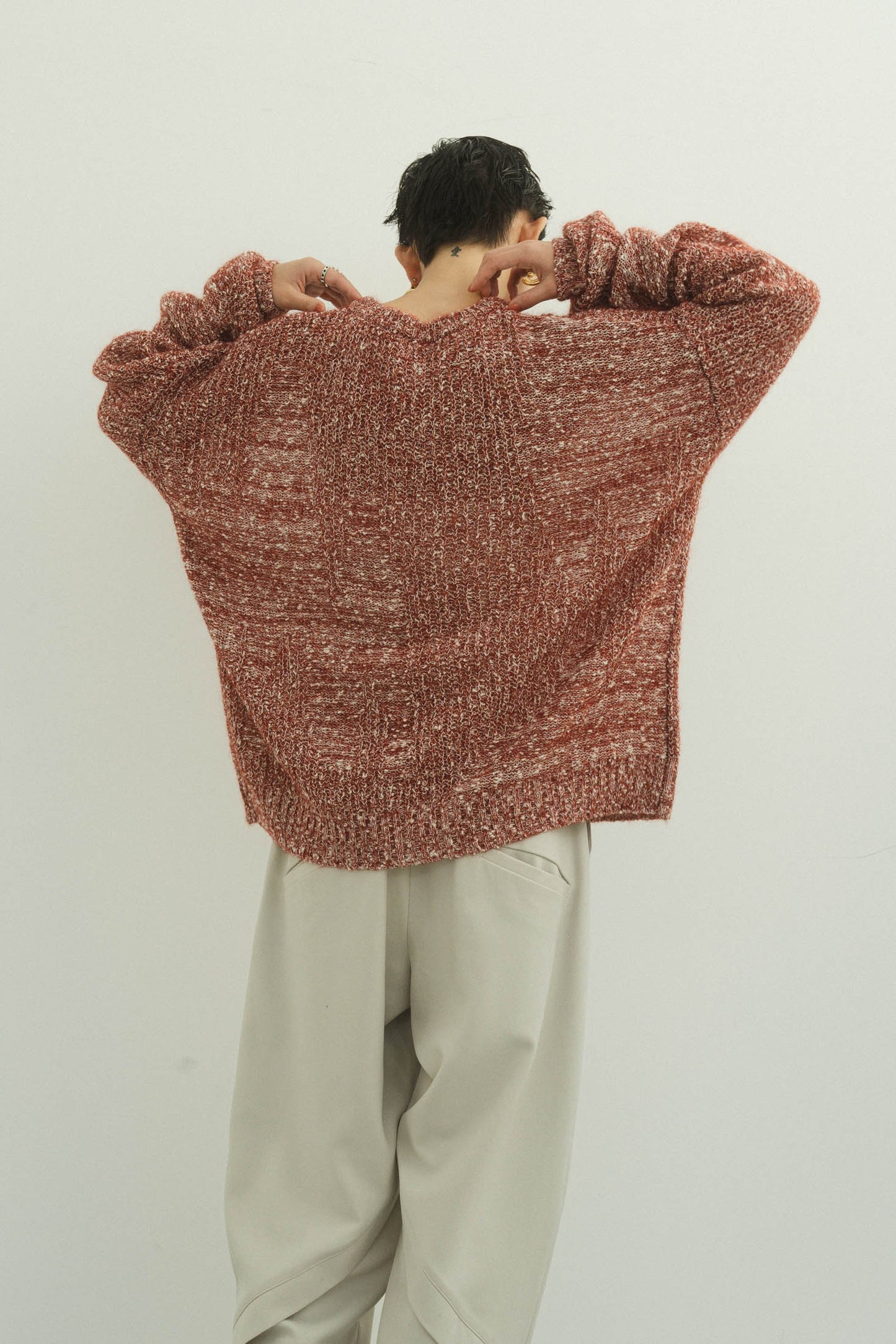 jaguard sheer knit