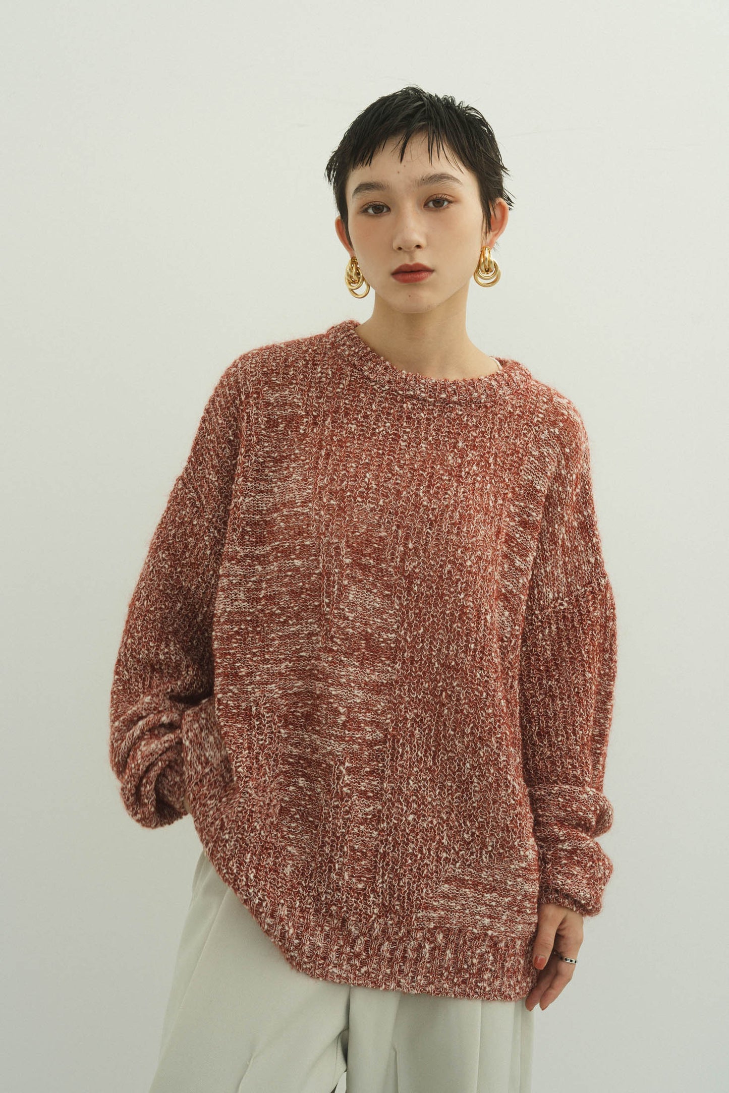 jaguard sheer knit