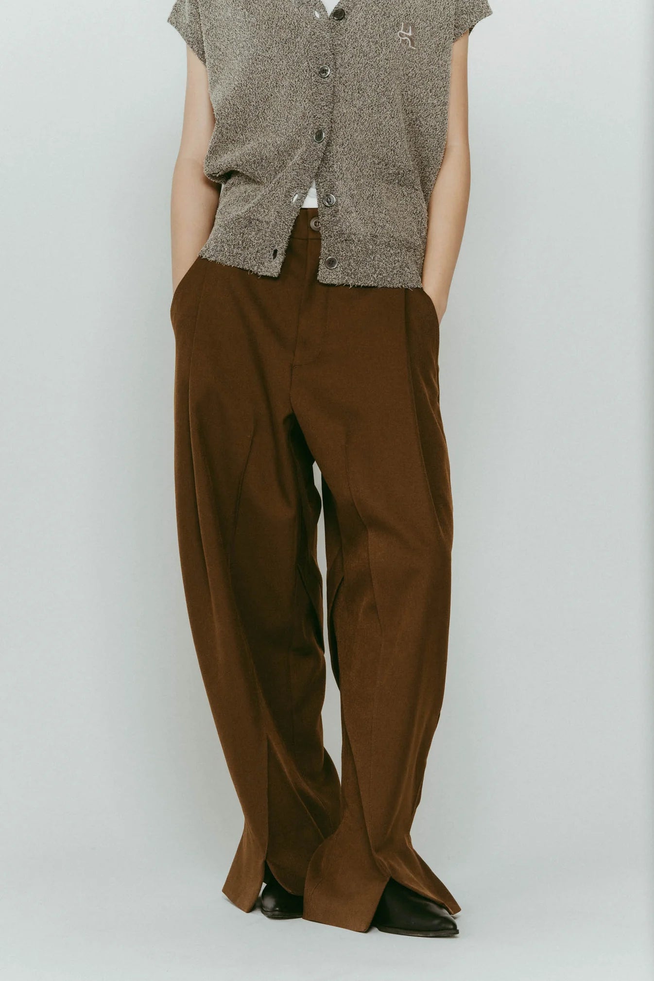 front slit pants(unisex)