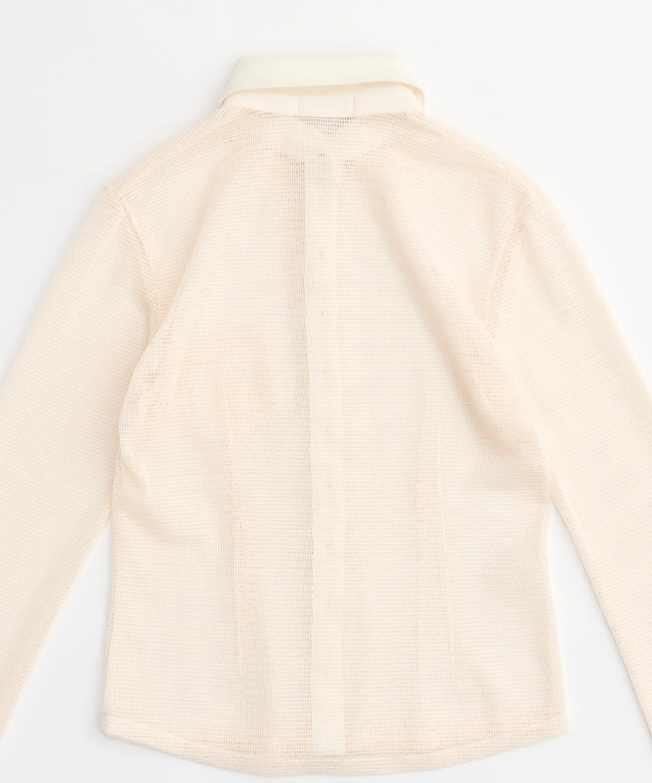 slub mesh shirt