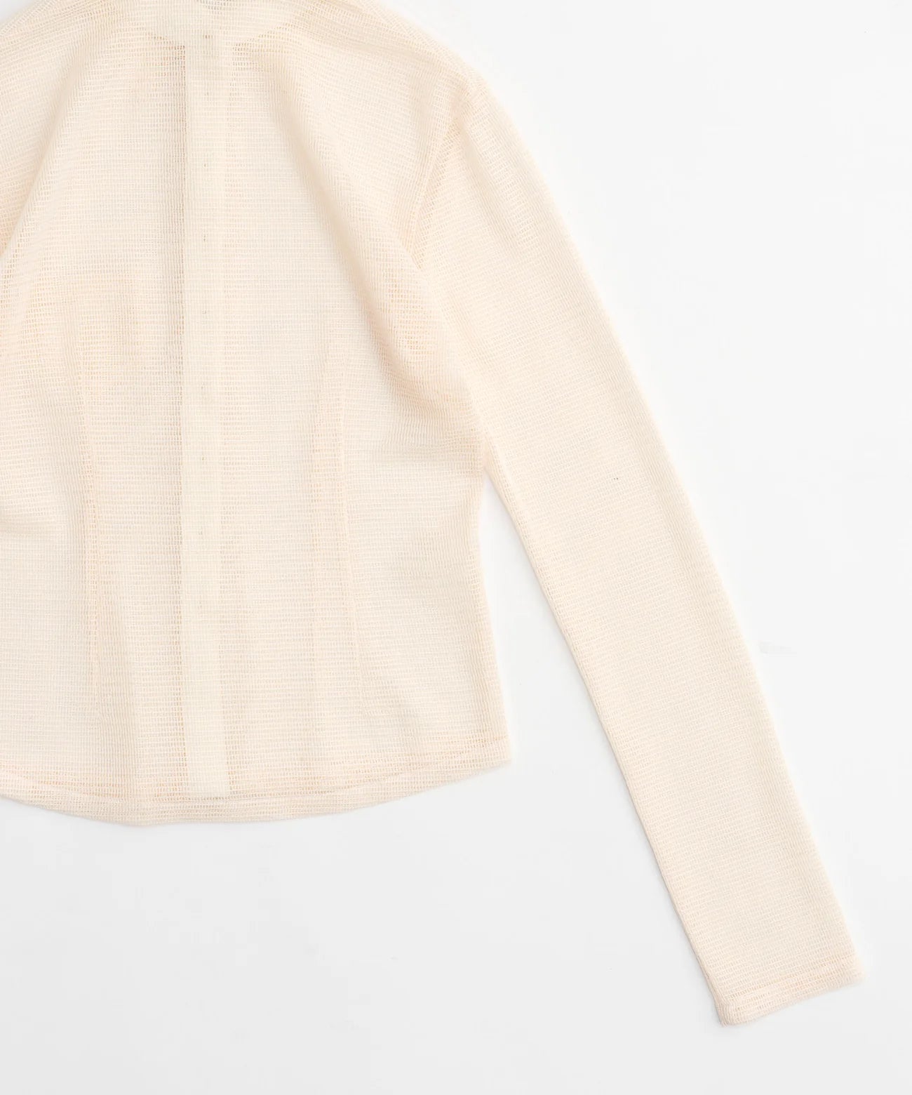 slub mesh shirt