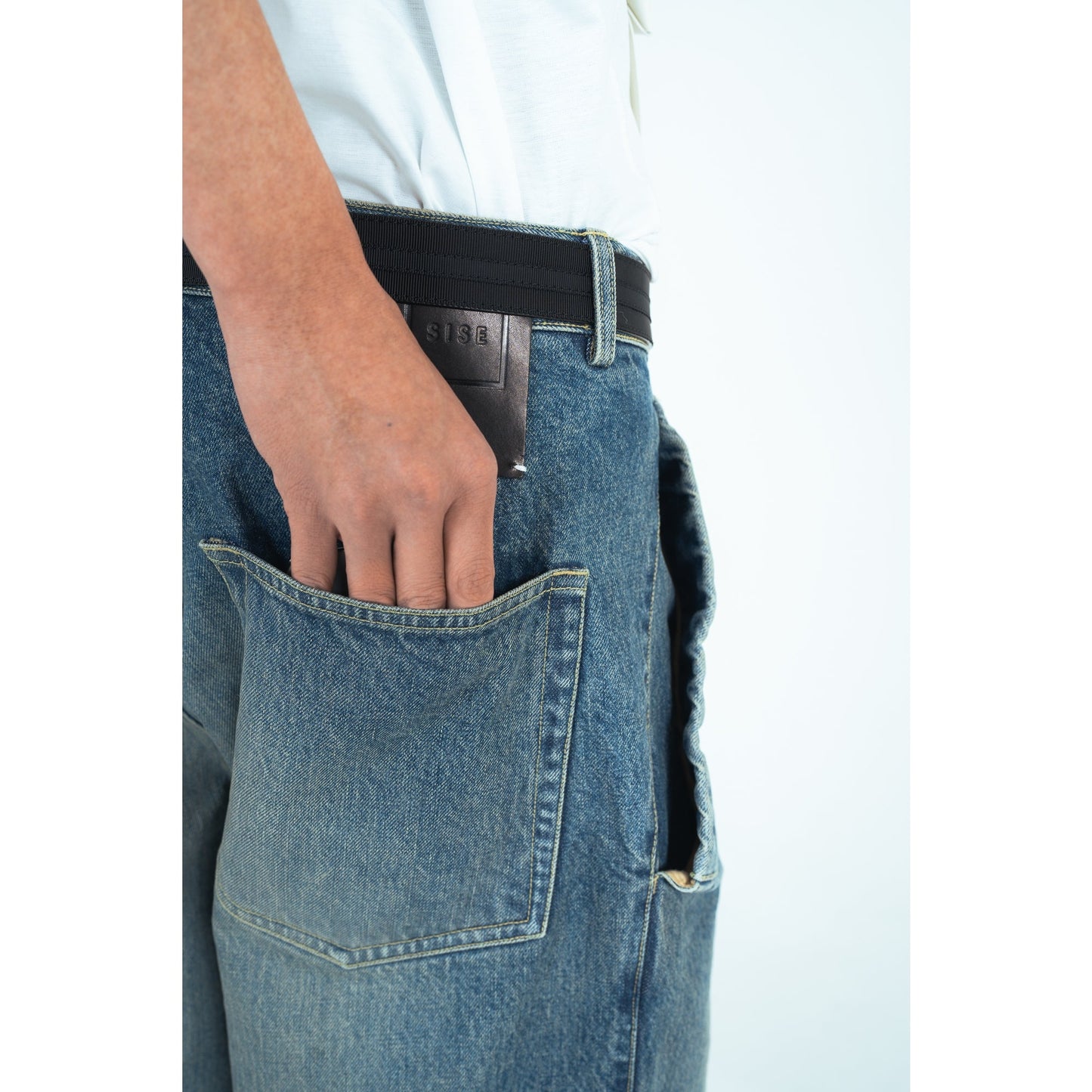 sise denim pants