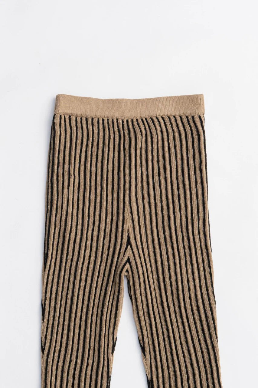 beaded knit pants