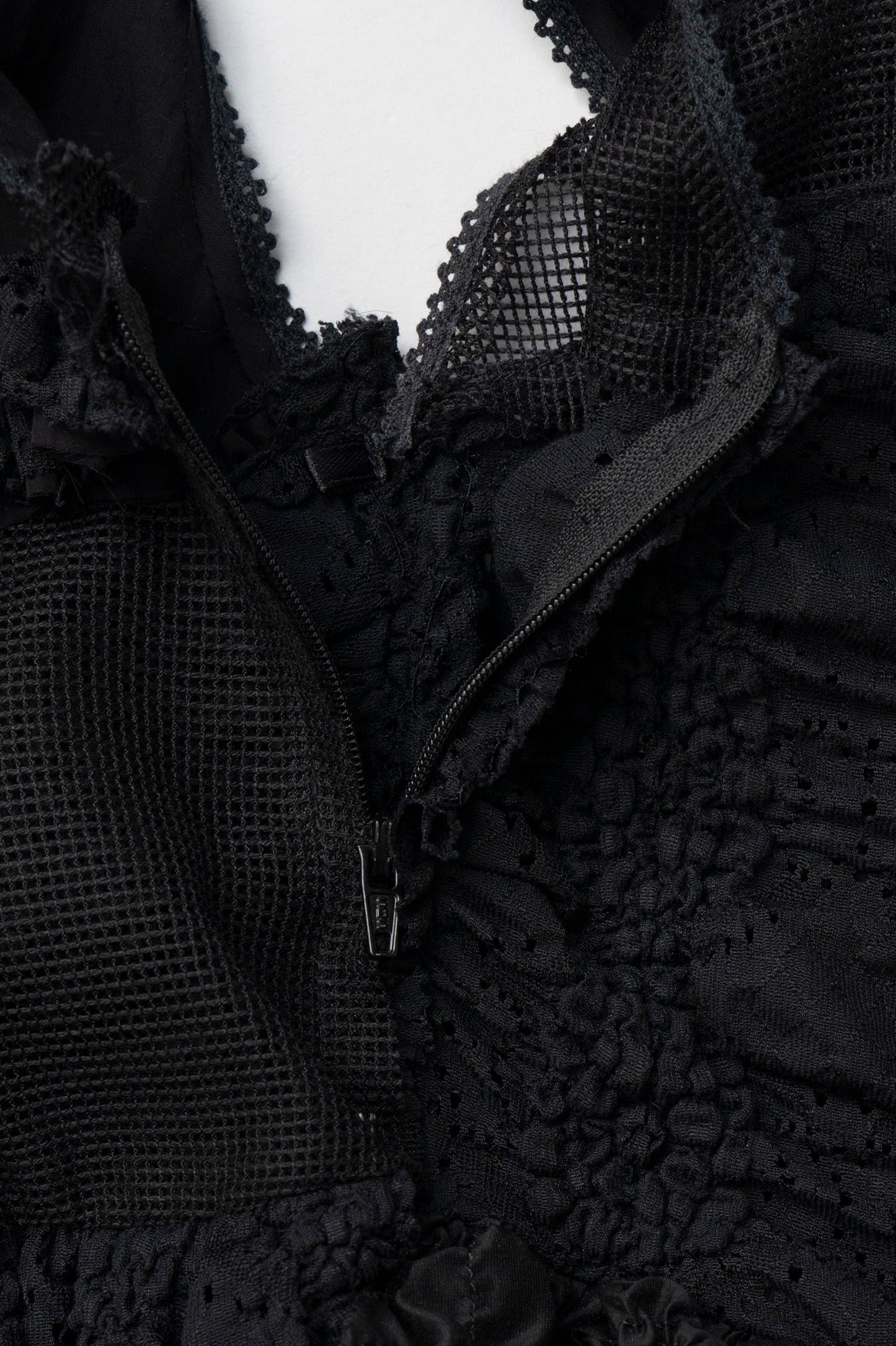 mixed frill top