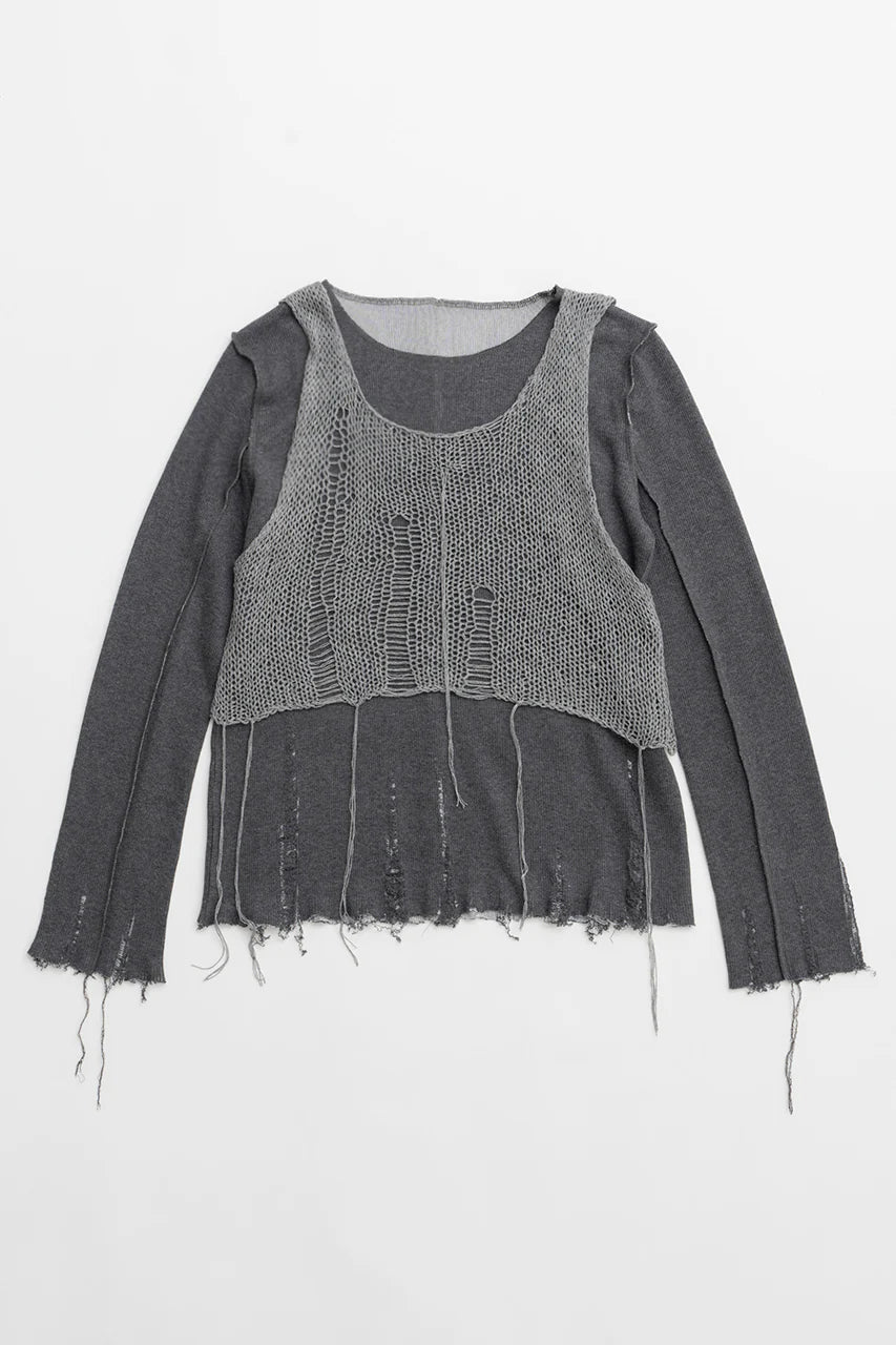 mesh layered top