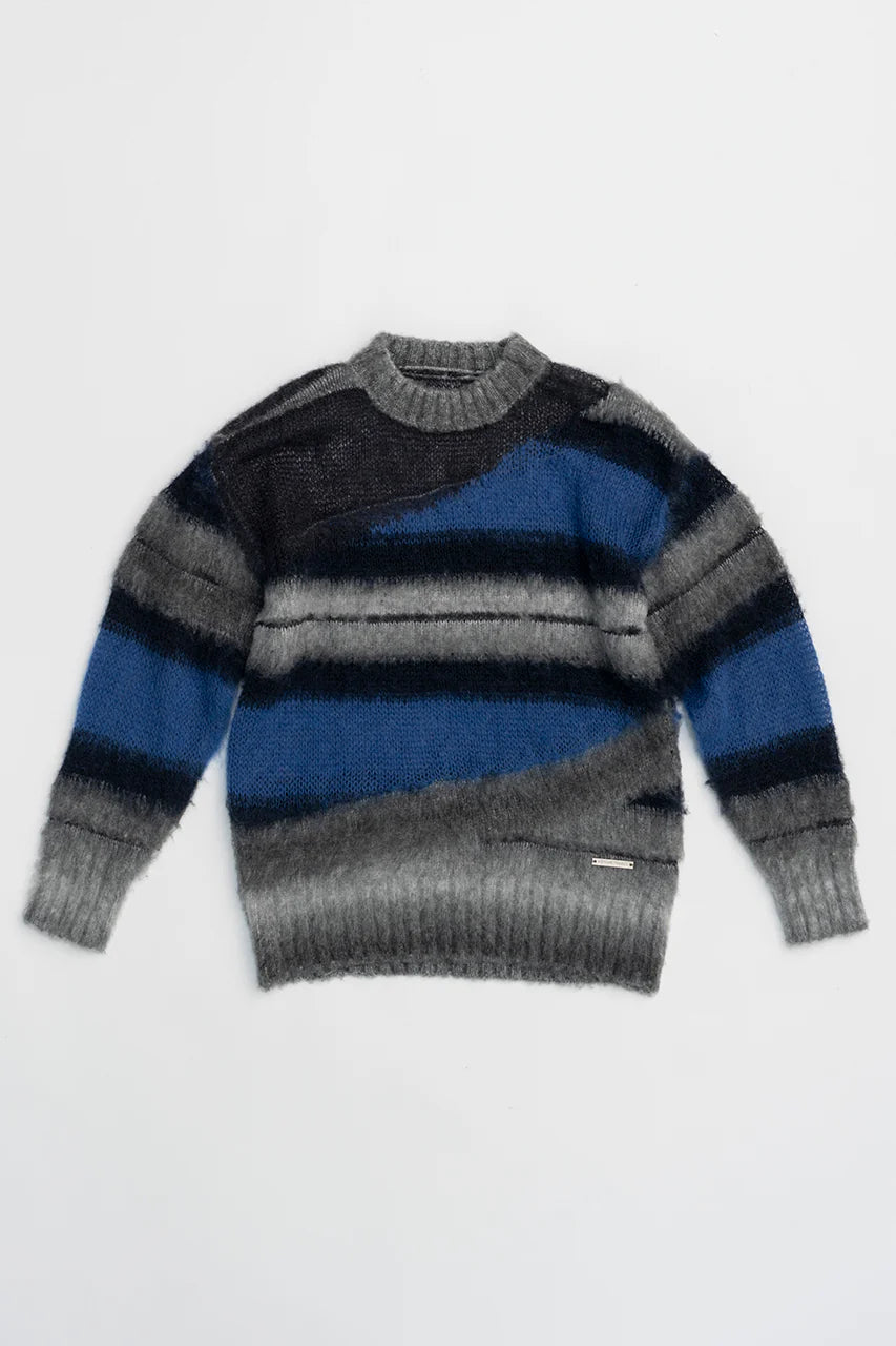 mohair border knit